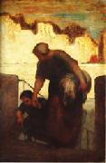 Honore  Daumier The Laundress china oil painting reproduction